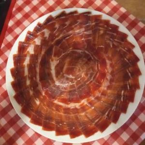Ración de jamón ibérico